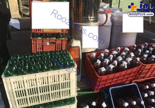 دستگیری فروشندگان مشروبات الکلی در ولنجک+ تصاویر