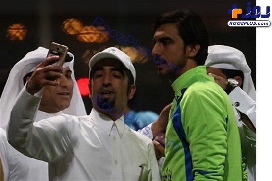 محبوب ترین بازیکن استقلال در میان قطری ها + عکس