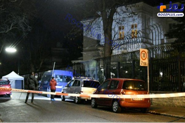 عکس/ اقامتگاه سفیر ایران در وین پس از حمله شب گذشته