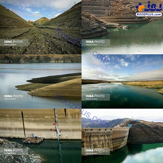 زنگ خطری برای ایران/کاهش سطح آب سد زاینده رود