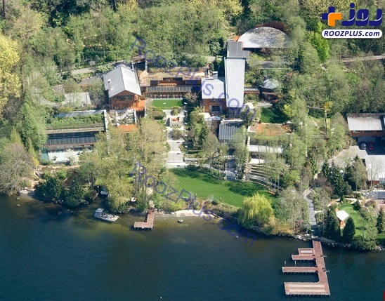 حقایقی عجیب در مورد خانه 125 میلیون دلاری بیل گیتس/عکس