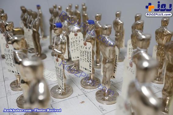نحوه ساخت مجسمه های جایزه اسکار +تصاویر