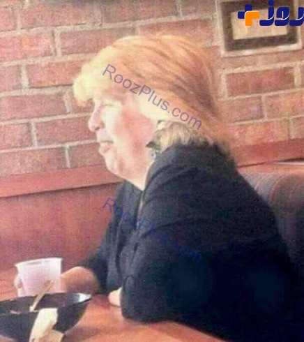 شباهت عجیب و غریب یک زن به ترامپ + عکس