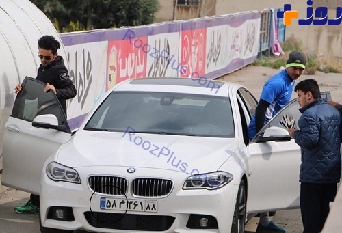 خودروی فوتبالیست استقلالی، ماشین عروس شد +تصاویر