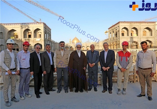 بازدید رئیس دفتر مقام معظم رهبری از صحن و شبستان حضرت زهرا(س)+تصاویر