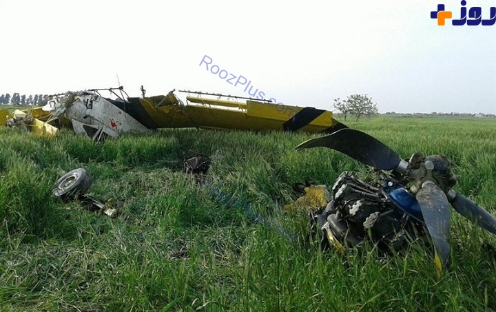 جزئیات سقوط هواپیمای سبک در گلستان +عکس