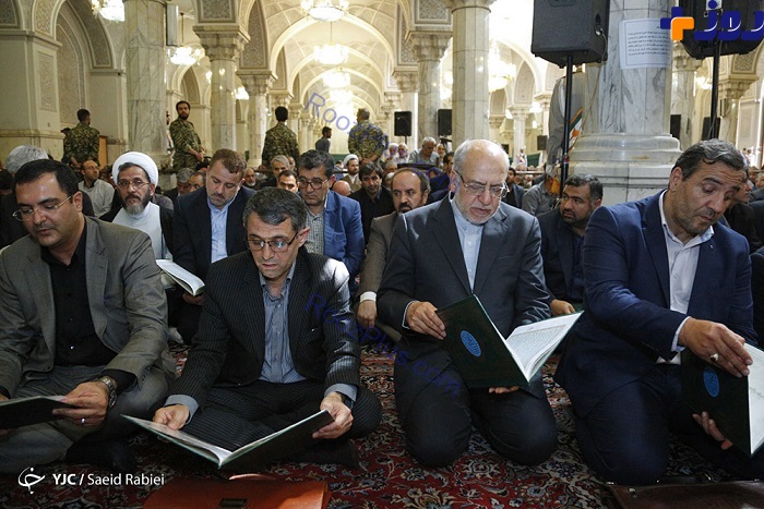 مراسم بزرگداشت شهدای حمله تروریستی تهران +تصاویر
