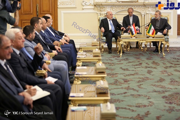 دیدار نخست وزیر عراق با رئیس مجلس +عکس