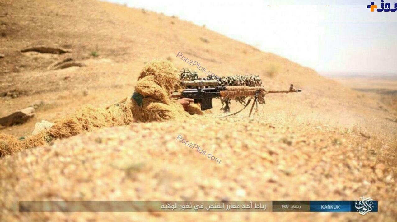 تصویری از استتار نظامی یک داعشی