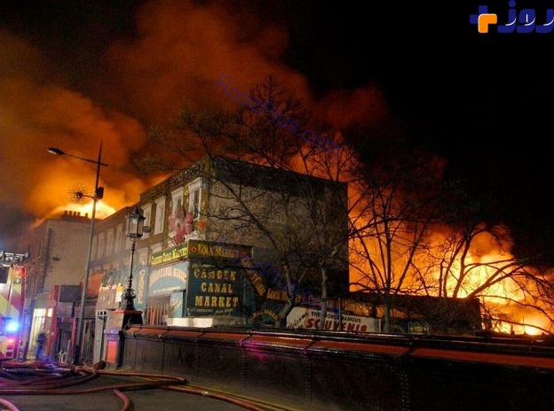 فوری/ آتش‌سوزی گسترده در بازار 