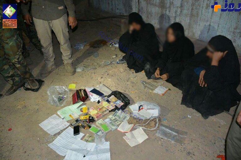 دستگیری 7 زن انتحاری داعشی در صلاح الدین +تصاویر