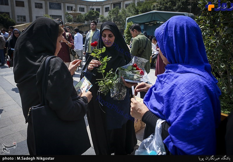 برخورد پسندیده و آتش به اختیار با زنان کم حجاب در بازار تهران + تصاویر