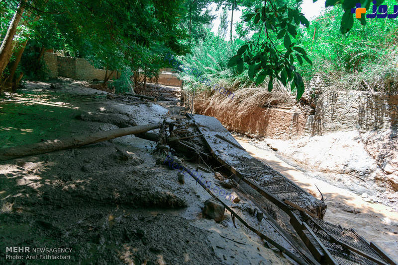 خسارات سیل در ساوجبلاغ استان البرز +تصاویر