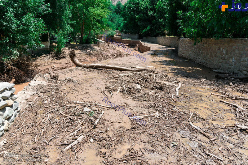 خسارات سیل در ساوجبلاغ استان البرز +تصاویر