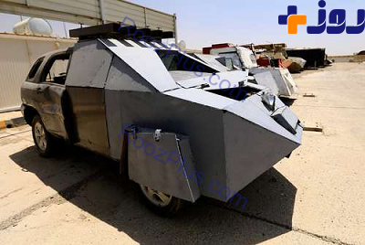 تصاویری از خودروهای عجیب نیروهای داعشی