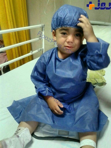 پسربچه معروف در حادثه تروریستی مجلس زیر تیغ جراحی !+ عکس