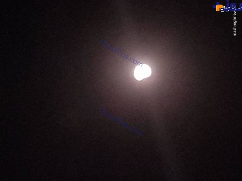 تصاویری از ماه گرفتگی امشب تهران