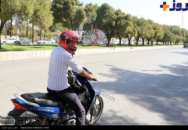 اقدام جالب پلیس کرمان با موتورسواران متخلف+تصاویر