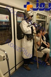 تصاویر/ عجیب ترین مسافرینی که در مترو دیده اید