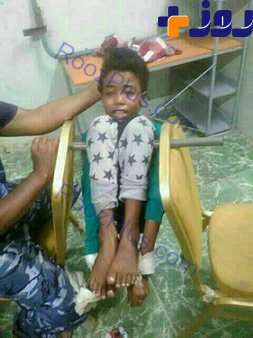 عکس/ شکنجه عجیب یک نوجوان توسط اطلاعات امارات
