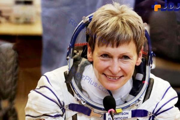 پیرترین فضانورد زن به زمین بازگشت+عکس