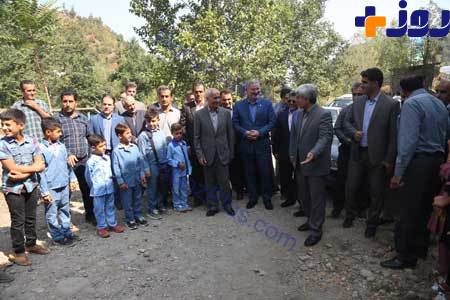گزارش تصویری/ افتتاح پل روستای شهرآرای چالوس به همت بانک سرمایه