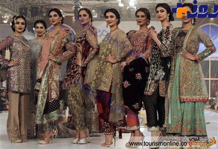 تصاويري از زنان مدل پاكستاني در هفته مد لاهور
