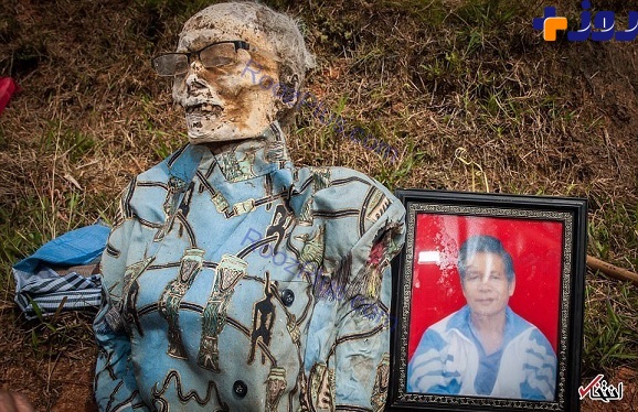 تصاويري از آيين بسيار ترسناك مردگان در اندونزي