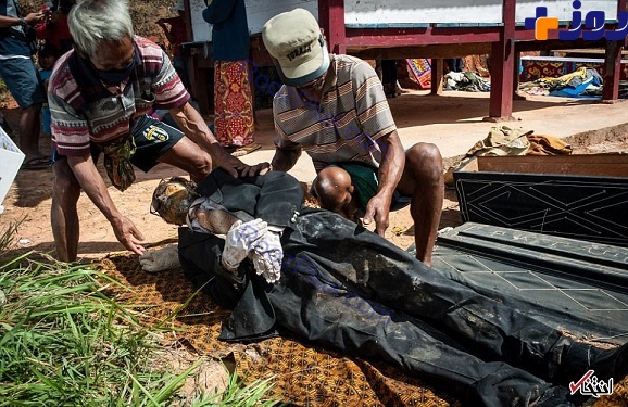 تصاويري از آيين بسيار ترسناك مردگان در اندونزي