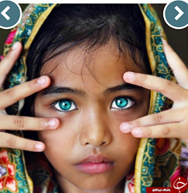 10 انسان با چشمانی خیره کننده در جهان + تصاویر