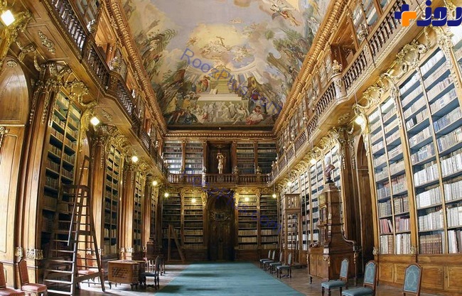 تصاویری بی نظیر از زیباترین کتابخانه جهان