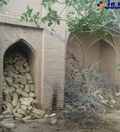 عمارت درحال تخریب دختر ناصرالدین شاه قاجار درامیریه! +تصاویر