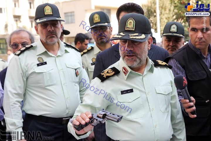سلاح‌های کشف شده از اراذل‌ تهران +تصاویر