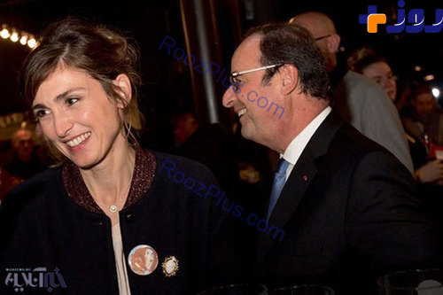 عكس/رئیس‌جمهور سابق فرانسه با همسر جدیدش