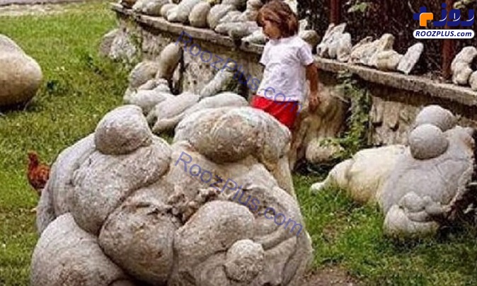 سنگ های عجیب این روستا خوبه خود بزرگ می شوند+عکس