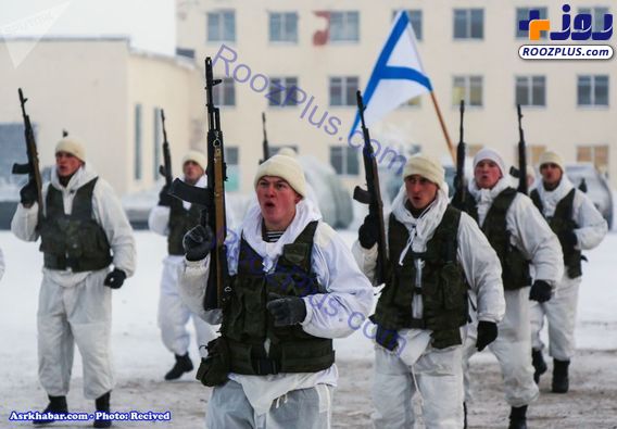 آموزش های نیروی دریایی روسیه در شرایط سخت +تصاویر