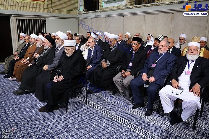 دیدار مسئولان نظام و مهمانان کنفرانس وحدت اسلامی با رهبر معظم انقلاب +تصاویر