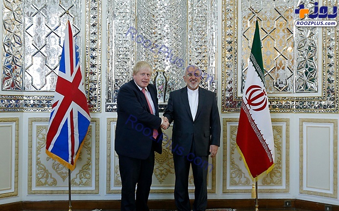 دیدار وزیر امور خارجه انگلیس با ظریف +تصاویر