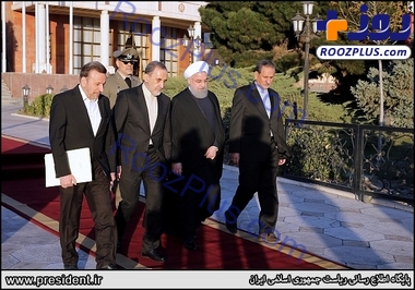 بدرقه کنندگان روحانی در سفر به ترکیه/تصاویر