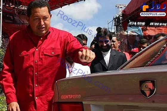 مرحوم چاوز و خودروي سمند ايراني +عكس