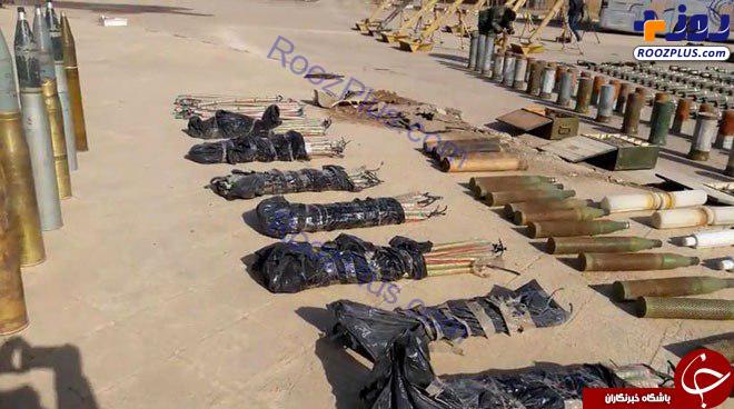 گزارش تصویری/ کشف سلاح های داعش در دیرالزور