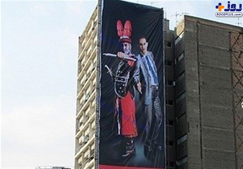 بزرگترین تابلوی ضدآمریکایی در شهر تهران برداشته شد+عکس