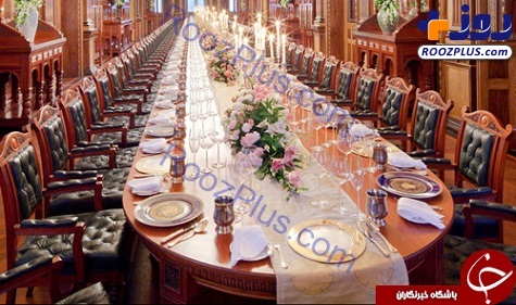 طولانی‌ترین میز شام برای ایوانکا ترامپ در هند با 101 صندلی !+ تصاویر