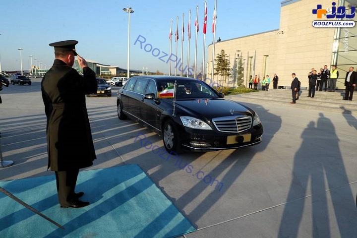 خودروی تشریفات دکتر روحانی در ترکیه +تصاویر