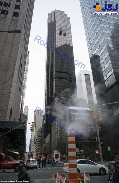 برج ترامپ در نیویورک آتش گرفت!+عکس