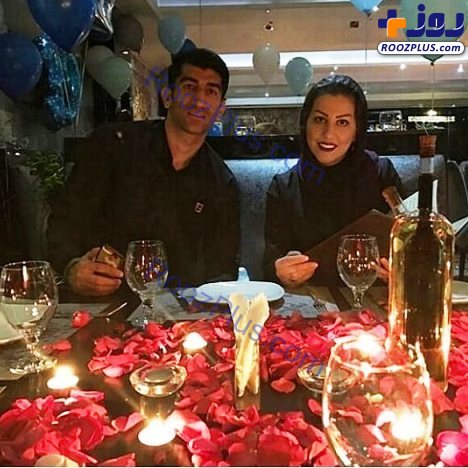 عکس/ علیرضا بیرانوند در کنار همسرش در رستوران!