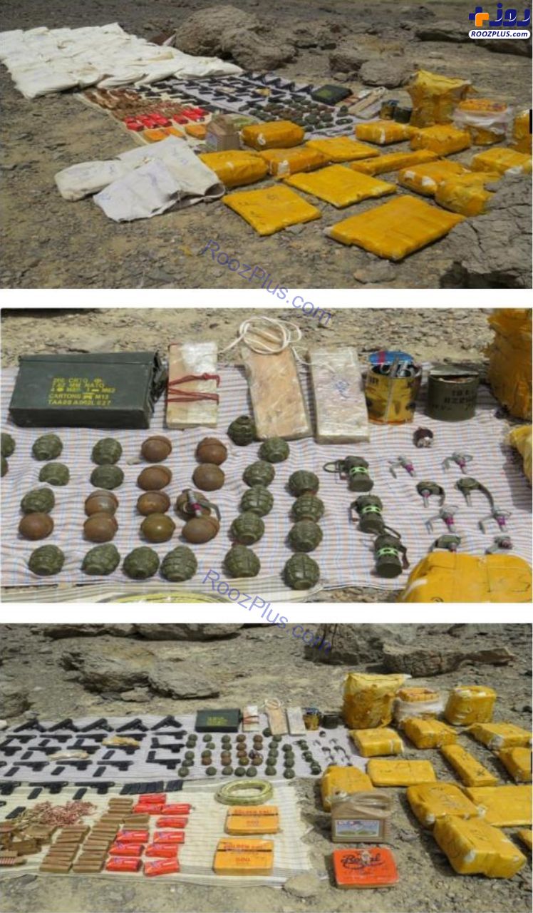 تصاویری از کشف جدید وزارت اطلاعات از تجهیزات تروریست ها
