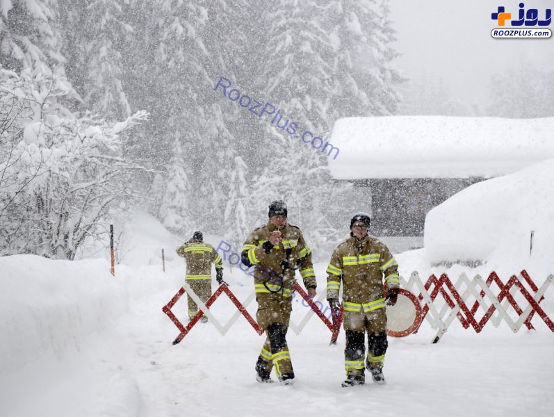 برف سنگین و اختلال در رفت‌و‌آمد در آلمان و اتریش +تصاویر