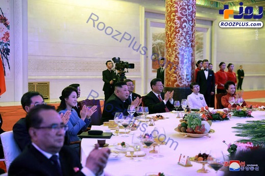 ناهار کاری «اون» و رئیس جمهور چین+عکس