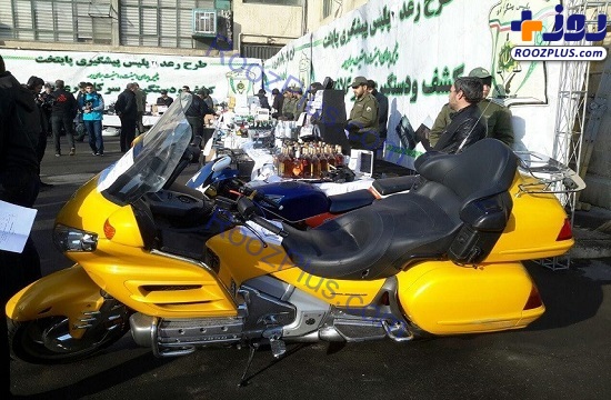 توقیف موتورسیکلت یک میلیارد تومانی در شمال تهران+ تصاویر